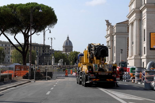 Cantiere Piazza Pia