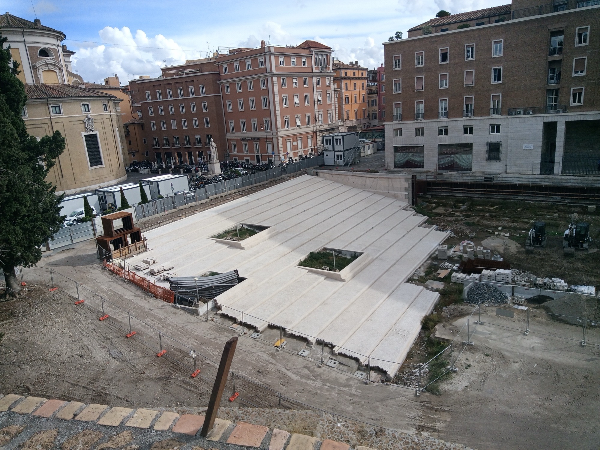 Piazza Augusto Imperatore - cantiere