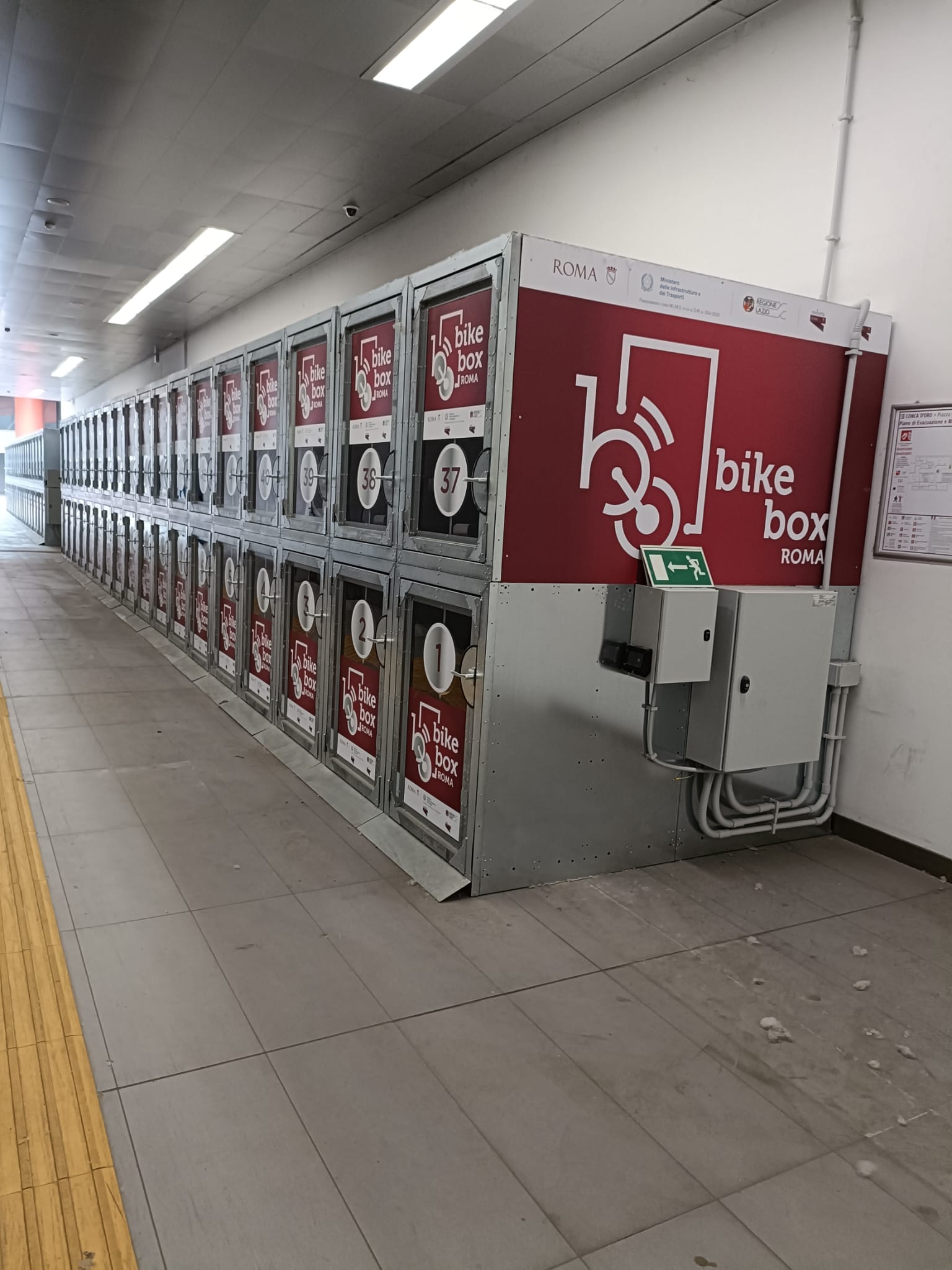 Bike box metro Conca d'Oro