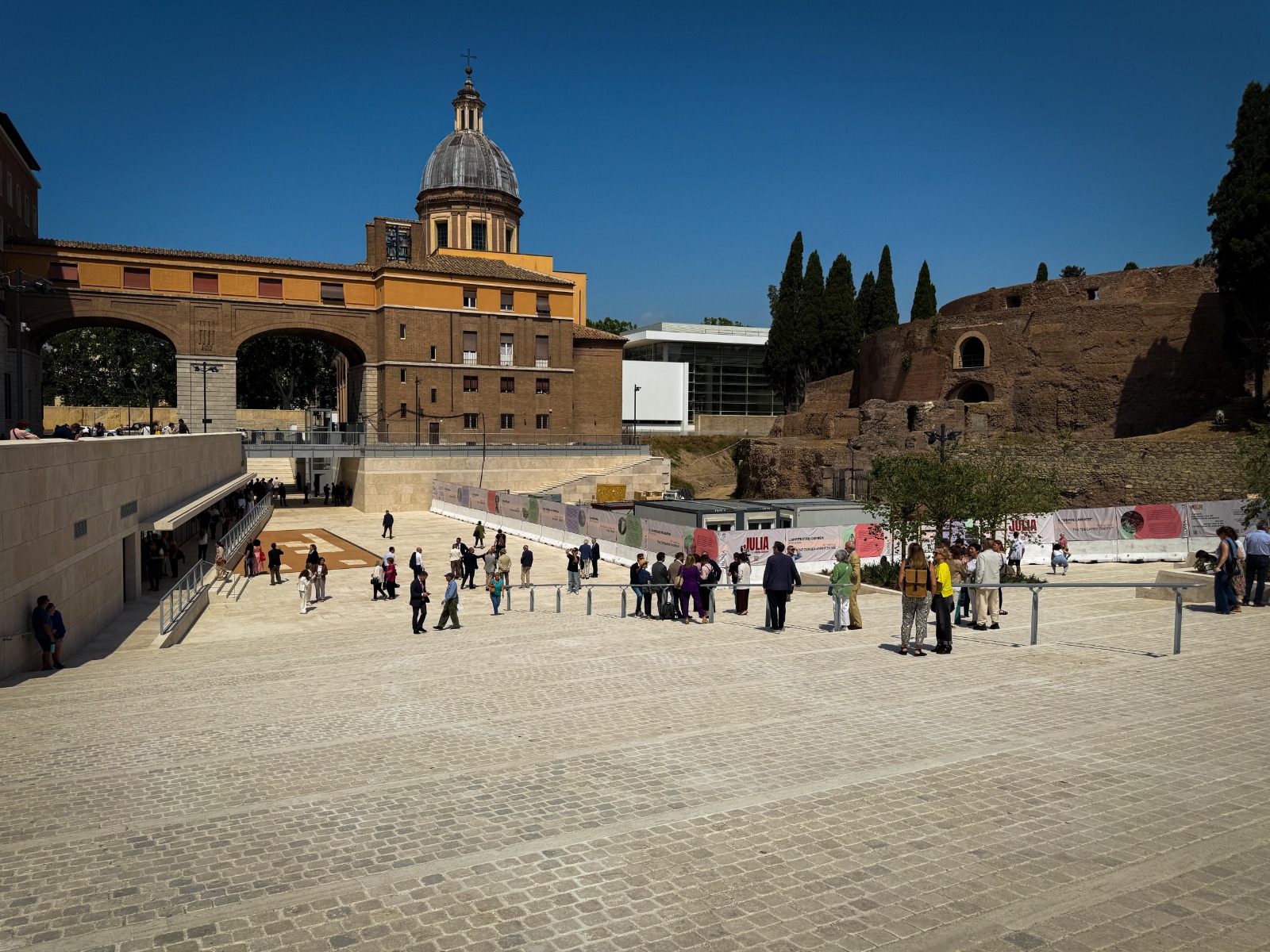 Piazza Augusto Imperatore - fine lavori
