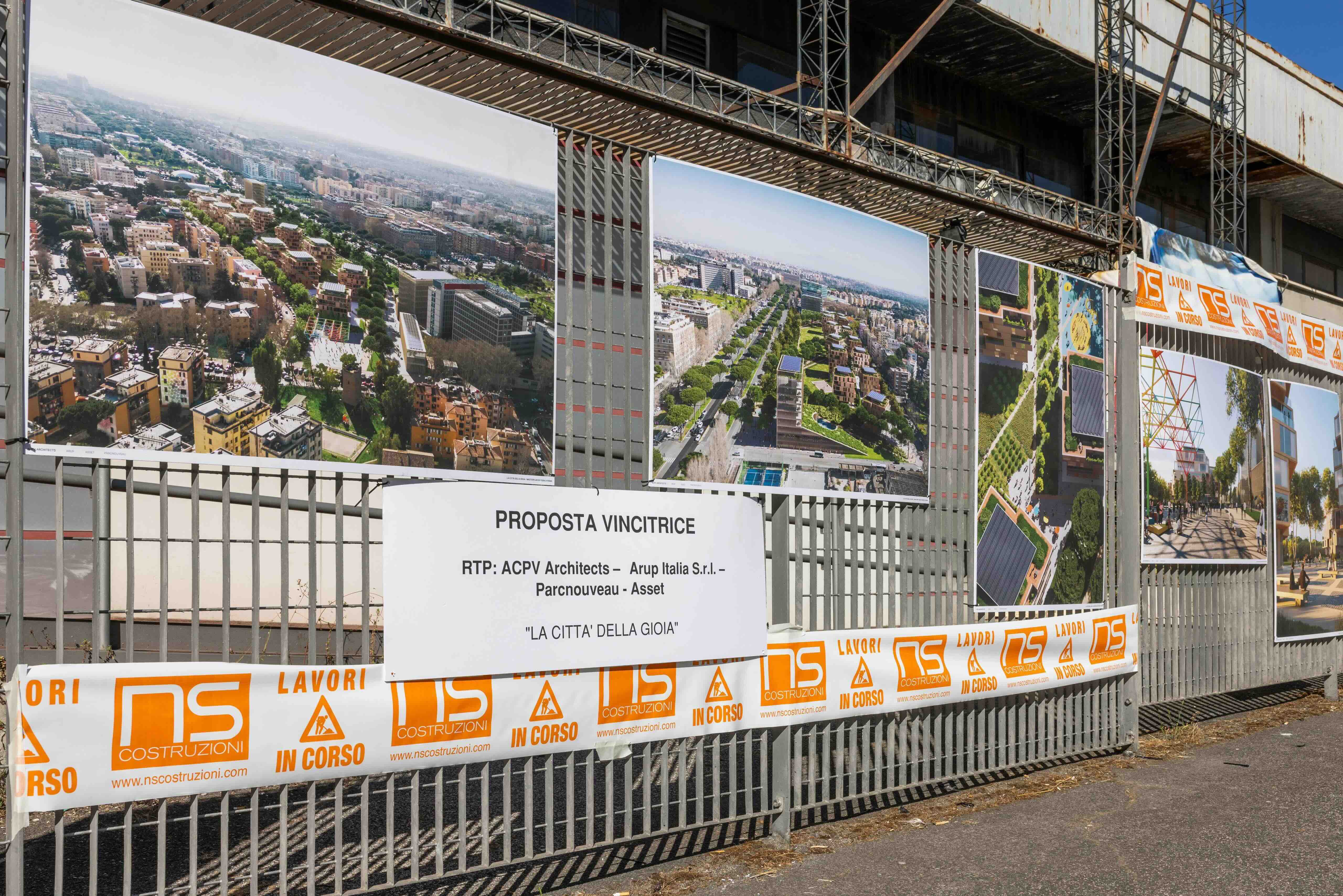 Ex Fiera di Roma - cantiere