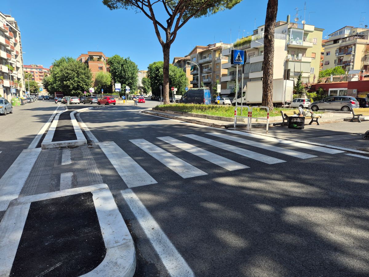 Piazzale Dunant / Via di Monteverde fine lavori