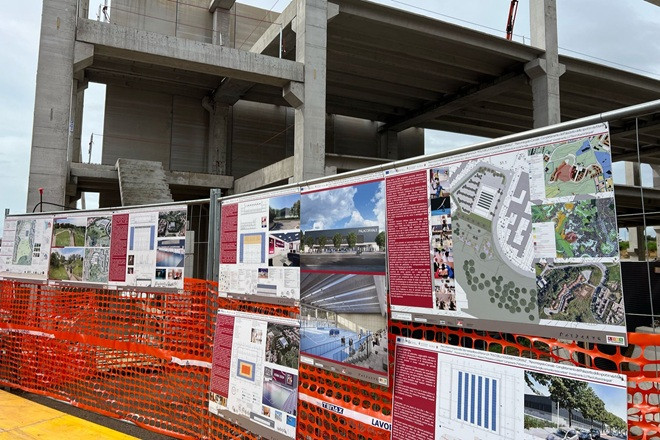 PalaCorviale, sopralluogo al cantiere